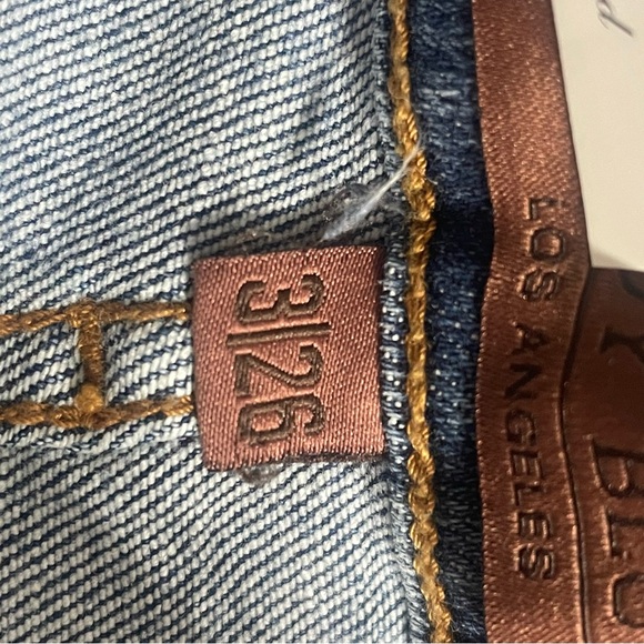 Judy Blue women’s jeans high waist Retro wide-leg distressed hem. NWT.size 3/26 - Picture 6 of 16